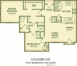 Sagebrush Floorplan