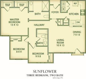 Sunflower Floorplan